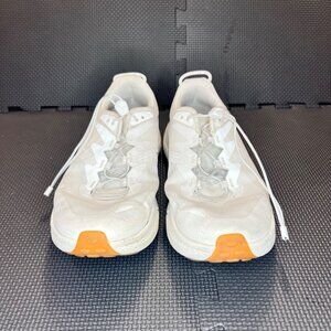 Hoka One Mens White Trail Running Shoes With Vibram Sole